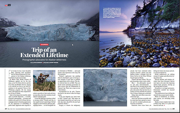 Tallahassee Magazine - Feature story on my Alaska AIR May/June 2019