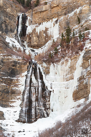 Bridal Veil Falls (Frozen) - Utah
